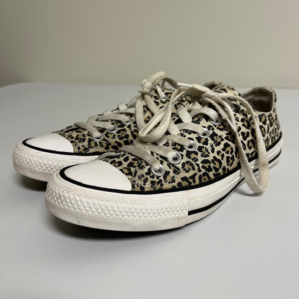 Converse Chuck Taylor All Star Leopard Print Sneakers Womens 7 Mens 5 Skater
